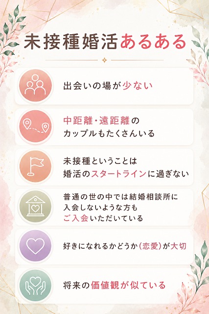 未接種婚活あるある